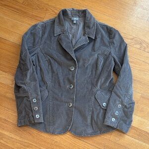 Women’s gray corduroy blazer/jacket